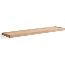 Επίτοιχη ραφιέρα από ξύλο δρυ Π100 εκ. Μ26xΠ100cm