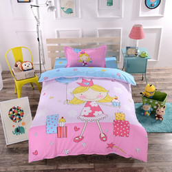 Mc Decor Σετ Παιδικά Σεντόνια Μονά Βαμβακερά 160x240 Prinsess Pink