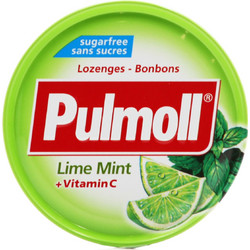 Pulmoll Βιταμίνη C Καραμέλες για Βήχα Ερεθισμένο Λαιμό & Πονόλαιμο Μέντα & Λεμόνι 45gr