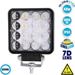 Προβολέας εργασίας LED PRO 48W αδιάβροχος ψυχρό λευκό 6000k
