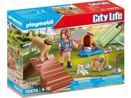 Playmobil City Life Εκπαιδεύτρια Σκύλων για 4-10 Ετών 70676