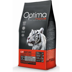 Optimanova Cat Adult Mature Senior Chicken & Rice 2kg