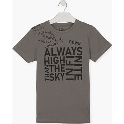 Losan Παιδικό T-Shirt Κοντομάνικο Ανθρακί 21F-1201AL