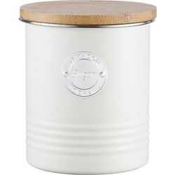 ΒΑΖΟ ΑΠΟΘΗΚΕΥΣΗΣ ΖΑΧΑΡΗΣ TYPHOON ΜΕΤΑΛΛΟ 1L ΚΡΕΜ 14X12CM