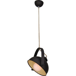 Home Lighting Omaha Κρεμαστό Φωτιστικό Οροφής Μονόφωτο E27 Καφέ 77-2937