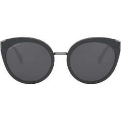 Oakley Top Knot OO 9434 05 Γυναικεία Γυαλιά Ηλίου Cat Eye Κοκάλινα Μαύρα με Γκρι Καθρέπτη Φακό