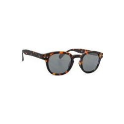 Izipizi Sun C Tortoise Αθλητικά Ανδρικά Γυαλιά Ηλίου Τετράγωνα Κοκάλινα Καφέ με Γκρι Polarized Φακό