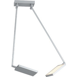 LUCE LED-BOOK-PL-GR Κρεμαστό Φωτιστικό Οροφής LED Γκρι