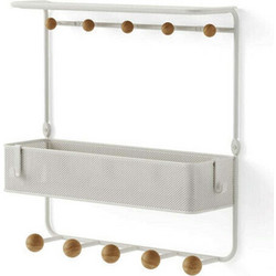 Κρεμάστρα Με Ράφι Estique 1018030-660 31x32x10cm White-Natural Umbra