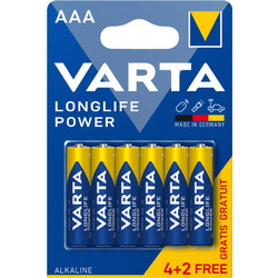 Varta Longlife Power AAA 6τμχ