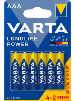 Varta Longlife Power AAA 6τμχ