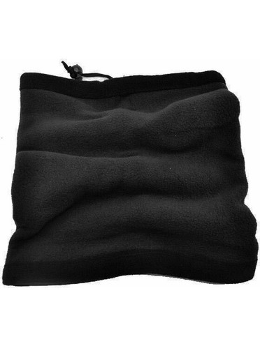 Αθλητικό Περιλαίμιο Fleece Μαύρο με γκρι gm55