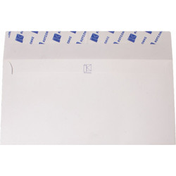 Φάκελος Λευκός Καρρέ 90gsm 11.4x22.9cm (Συσ./25τεμ)