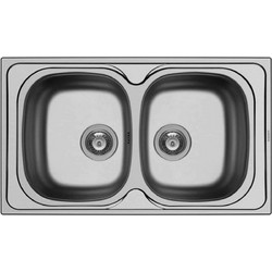Pyramis Maidtec Derby Ένθετος Νεροχύτης Inox Σατινέ 86x50cm 100185701