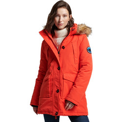 Superdry Everest Γυναικείο Μπουφάν Χειμωνιάτικο Παρκά Μακρύ Πορτοκαλί W5010978A-UM2