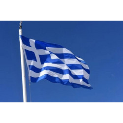 Σημαία ελληνική - αδιάβροχη - ανθεκτική, διαστάσεων 1,20 x 2m