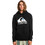 Quiksilver Ανδρικό Φούτερ Fleece με Κουκούλα με Τσέπες Μαύρο EQYFT04450-KVJ0