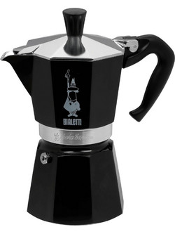 Bialetti Moka Express Μπρίκι Espresso 6Cups Μαύρο
