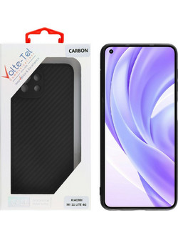 Volte-Tel Carbon Camera Protective Θήκη Xiaomi Mi 11 Lite 4G Black