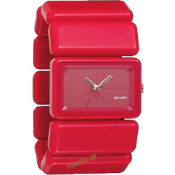 Nixon Vega Γυναικείο Ρολόι με Κόκκινο Λουράκι A726-1200