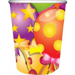 Παρτυ Ποτηρια Χαρτινα 6Τμχ Deluxe Balloons (658103)