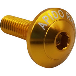 Βίδα πλατυκέφαλη αλουμινίου Φ6 20mm APIDO χρυσή