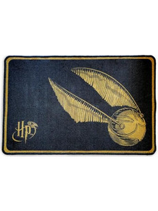 Golden Snitch Harry Potter Black and Gold 80 x 125 indoor mat