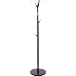 Καλόγερος Ρούχων F-V Coat Hanger 6 Hooks Black 138934A