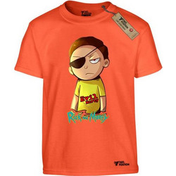 Takeposition Rick And Morty Evil Παιδικό T-Shirt Κοντομάνικο Πορτοκαλί 806-1249