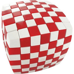 V-Cube Illusion Red White Κύβος Ρούμπικ 7x7