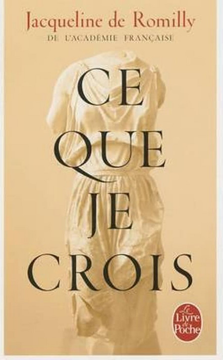 Ce que je crois