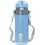 Ecolife Kids Thermos Παιδικό Μπουκάλι Θερμός Ανοξείδωτο BPA Free με Καλαμάκι Γαλάζιο 400ml