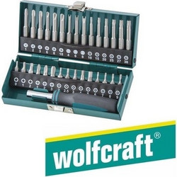 Wolfcraft Σετ Μυτες Ειδικες 31Τεμ Σε Μεταλλικη Κασετινα