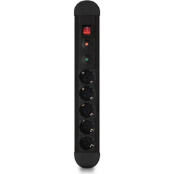 Protection Socket 5 x Schuko Power On SP