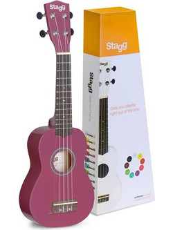 Stagg US-VIOLET Soprano with Case