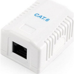 CABLEXPERT CAT6 UTP SINGLE PORT SURFACE MOUNT BOX