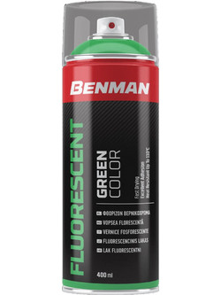 Benman Fluor Σπρέι Βαφής Πράσινο Φωσφορίζον 400ml