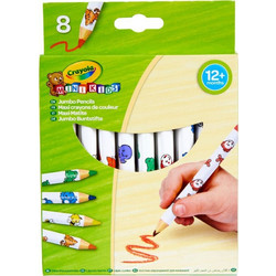 Crayola Mini Kids Ξυλομπογιές για Μωρά Σετ 8τμχ