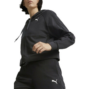 Puma Modern Sports FZ Γυναικεία Ζακέτα Φούτερ Κοντή με Κουκούλα και Φερμουάρ Μαύρη 849825-01 Puma Modern Sports FZ Γυναικεία Ζακέτα Φούτερ Κοντή με Κουκούλα και Φερμουάρ Μαύρη 849825-01