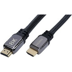 TechniSat Καλώδιο HDMI 2.1 Braided HDMI Male to HDMI Male 5m Black