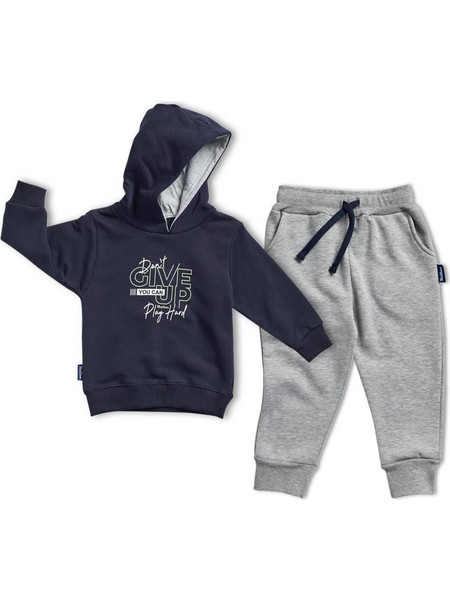 Reflex Παιδικό Σετ Φόρμας Γκρι Navy Μπλε RFL73463