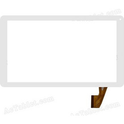 Touch Digitizer (Οθονη Αφης ) συμβατο με Turbo X Rubik II 10.1" BITMORE COLORTAB10118BL DH-1012A2- PG-FPC062-V5 Λευκό ΟΕΜ