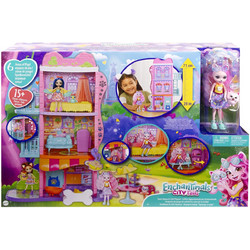 Mattel Enchantimals Κουκλόσπιτο Town House & Cafe HHC18