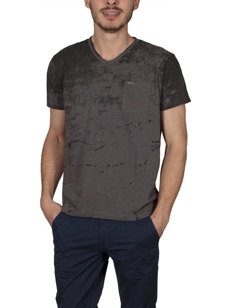 Ryujee ανδρικό tie dye T-shirt γκρι ryts-4010-gr