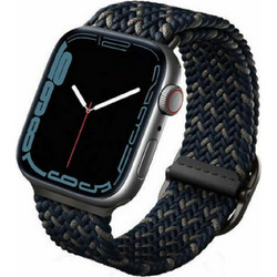 Uniq Aspen Braided Λουράκι Υφασμάτινο Obsidian Blue (Apple Watch 42 / 44 / 45mm)