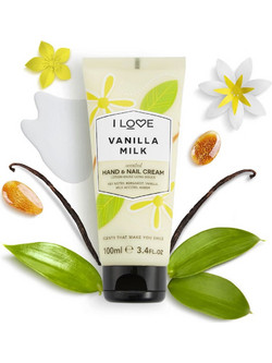 I Love Vanilla Milk Ενυδατική Κρέμα Χεριών & Νυχιών 100ml