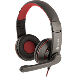 NGS VOX420DJ Gaming Headset On Ear Black Red