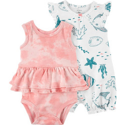 Carter's Σετ Φορμάκια Αμάνικα για Κορίτσι 
 1N037210 Pink/White