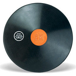 Amila Δίσκος από Μαύρο Λάστιχο 2kg (97709)