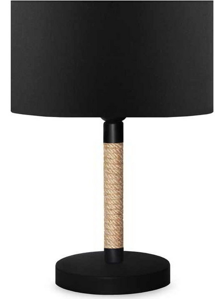 Megapap GP029-0023,1 Πορτατίφ Ε27 Μαύρο Φ24xΥ37cm